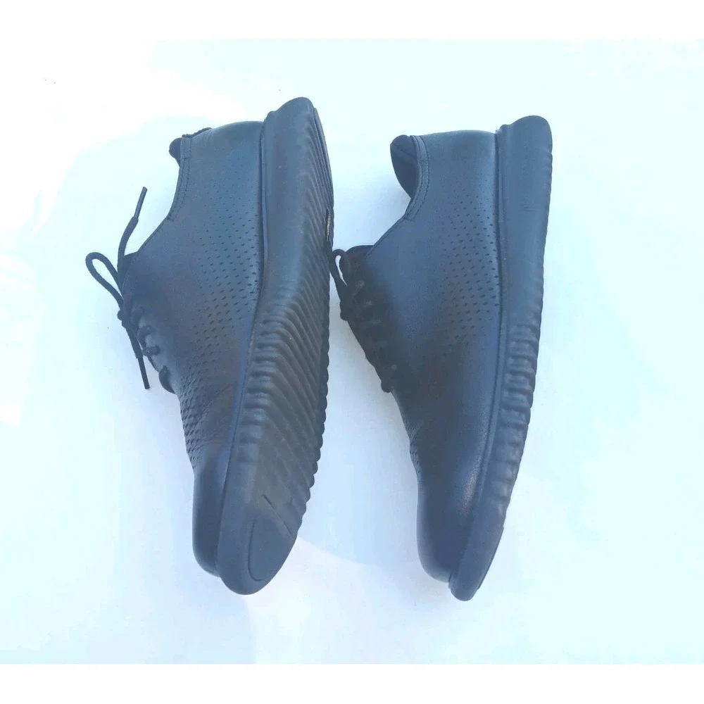 Cole Haan Men's 2.0 Zero Grand Laser Wingtip Oxford‎ Black Sneakers Sz 9M